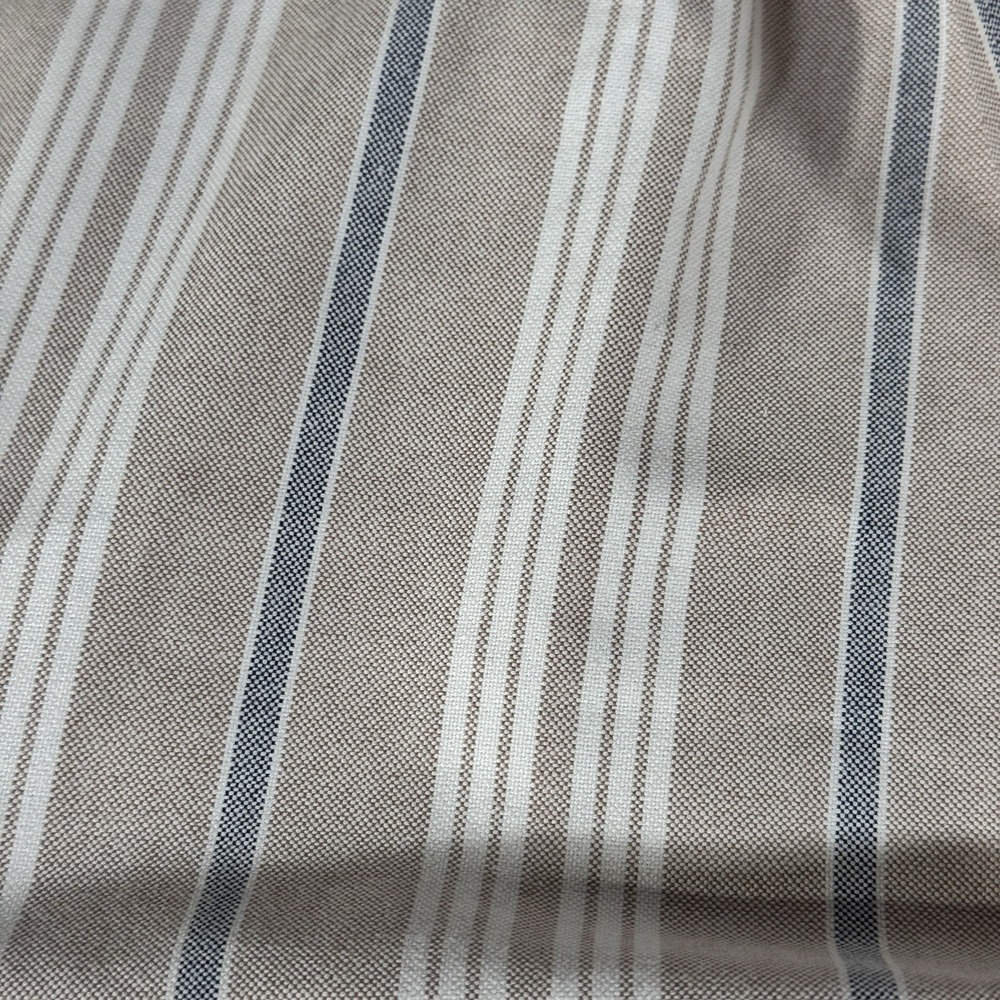 Ralph Lauren Shirt Yarmouth Men 16/34 Stripe Button-Down Beige/White Retro Faded - Picture 4 of 7